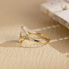 Oval Milgrain Engagement Ring