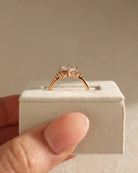 Princess Cut Cluster Ring