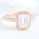 Moissanite wedding jewelry for intimate wedding