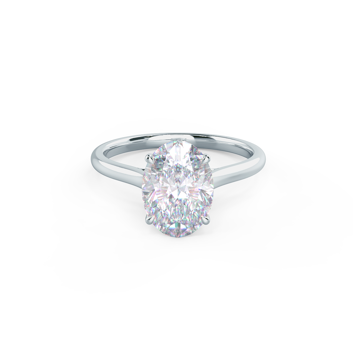 moissanite swirl band engagement ring Chicago