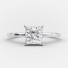 Princess Cut Moissanite Engagement Ring