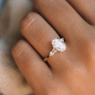 2.05ct Oval Moissanite Ring