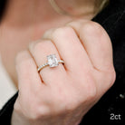 Emerald Cut Moissanite Ring