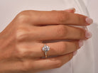 Oval Cut Moissanite Engagement Ring