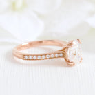 Channel Set Moissanite Ring