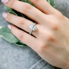 Pear Cut Moissanite Ring