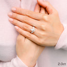 Pear Cut Moissanite Ring