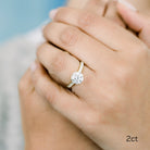 Round Brilliant Moissanite Ring