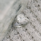 Pave Moissanite Ring
