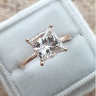2ct Princess Cut Moissanite Ring