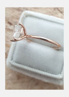 Four Prong Moissanite Ring