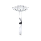 Oval Moissanite Proposal Ring
