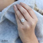 Oval Cut Moissanite Ring