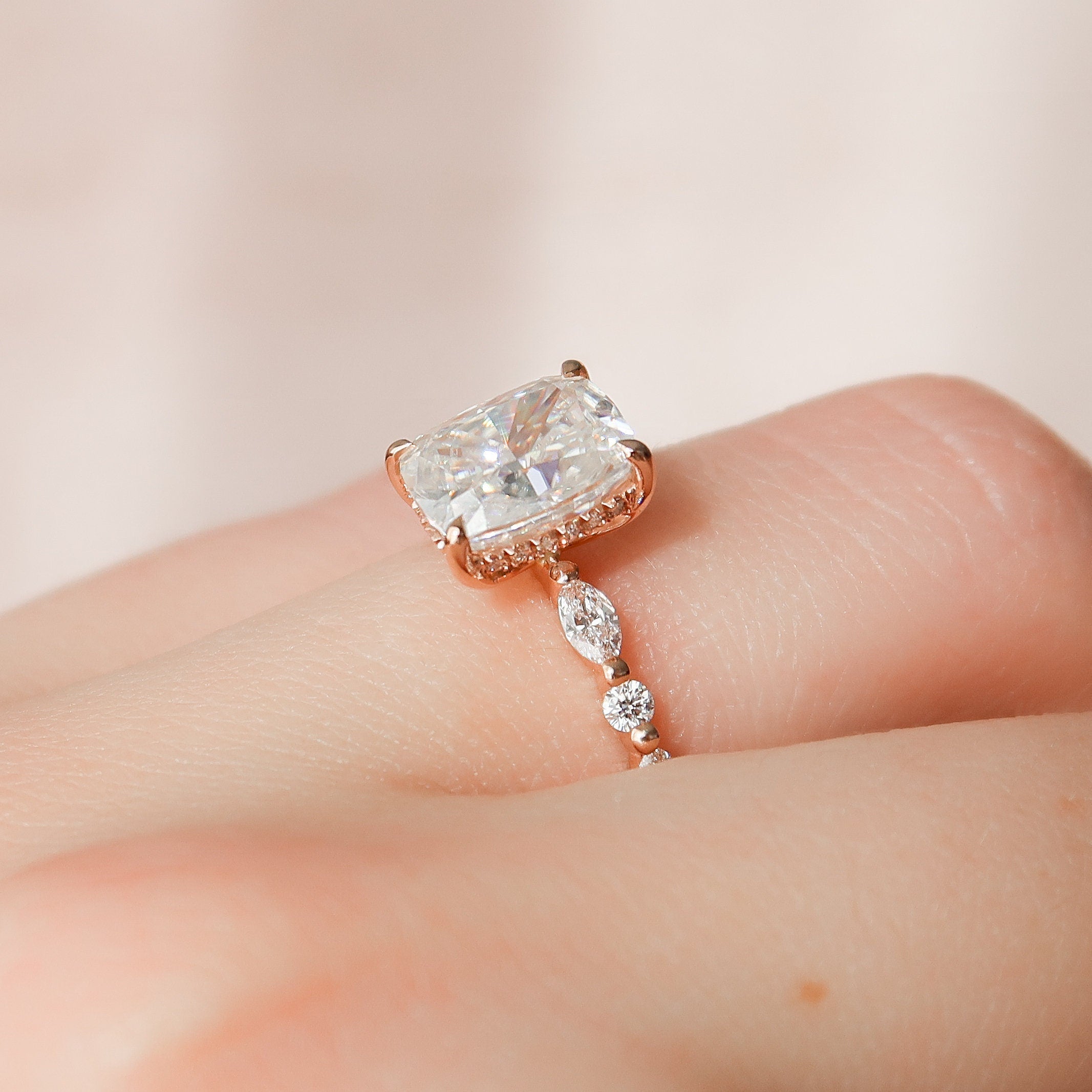 Moissanite Ring for Women