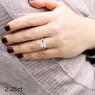 Radiant Cut Moissanite Ring