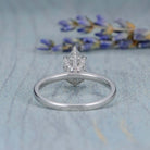 Custom Moissanite Engagement Ring