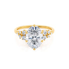 2.52 CT Oval Moissanite Ring