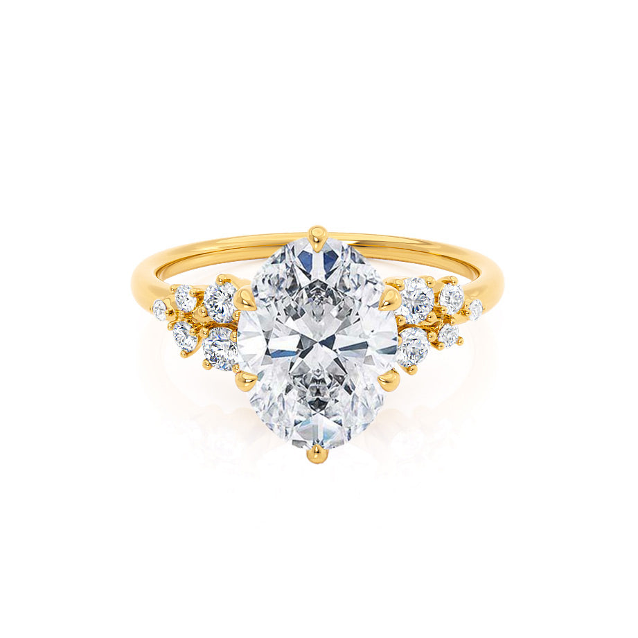 2.52 CT Oval Moissanite Ring