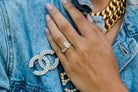 Diamond Alternative Engagement Ring