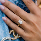 2.70ct Oval Moissanite Ring