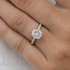 Moissanite Proposal Ring