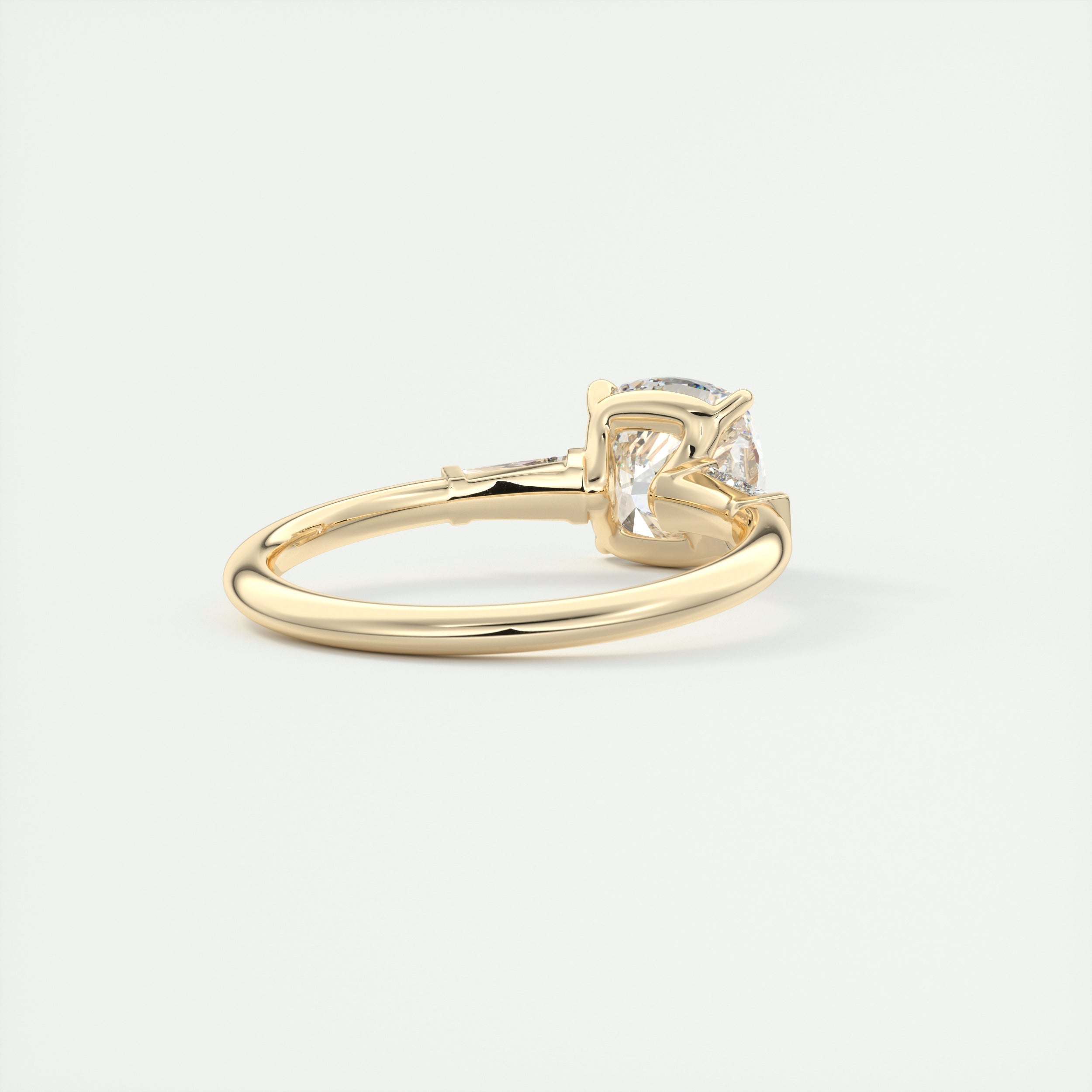 Cushion Moissanite Ring
