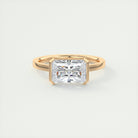 Radiant Cut Moissanite Ring
