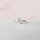 Hidden Halo Moissanite Ring