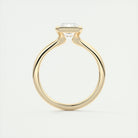 Modern Moissanite Ring