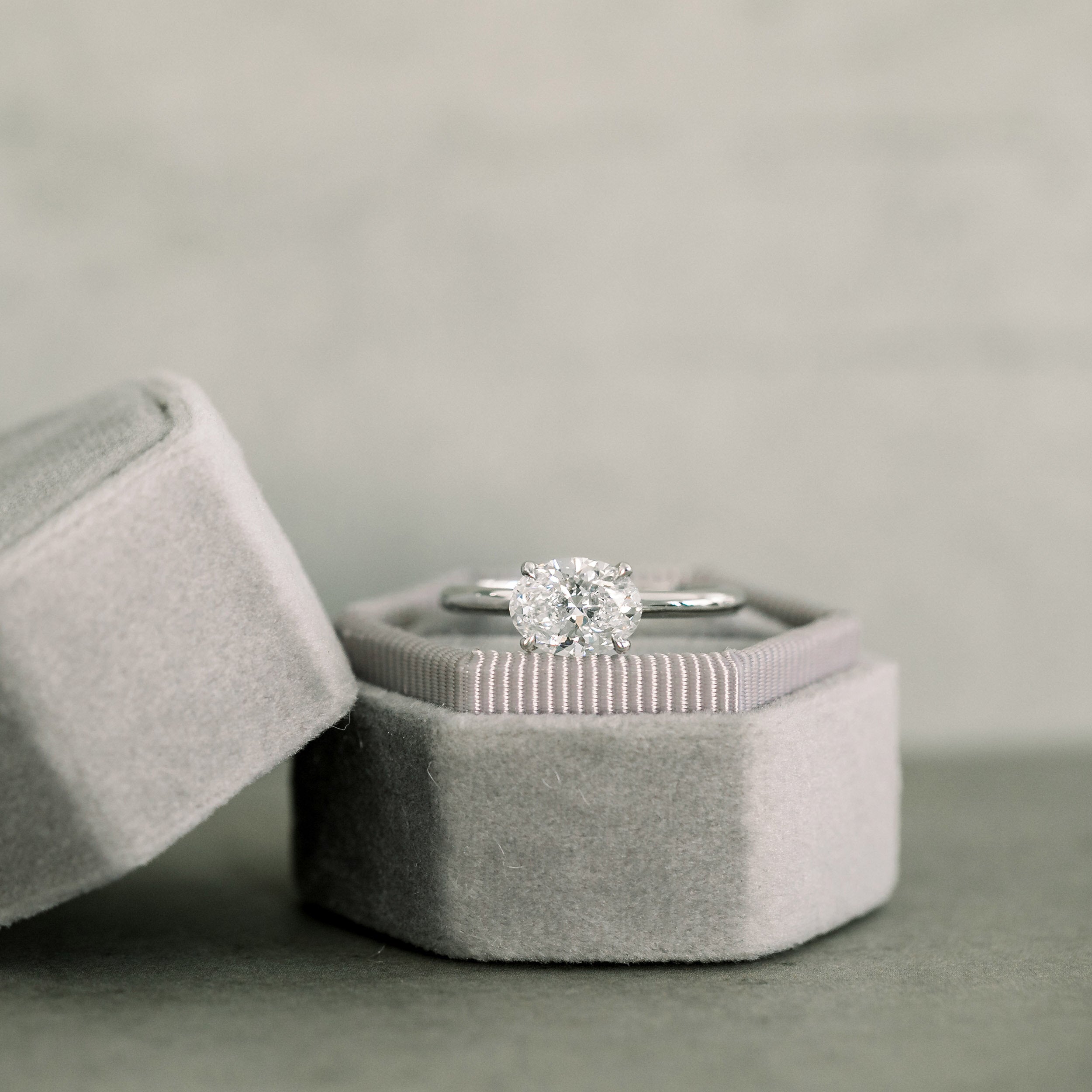 East West Engagement Ring