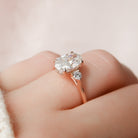 Oval Cut Moissanite Ring