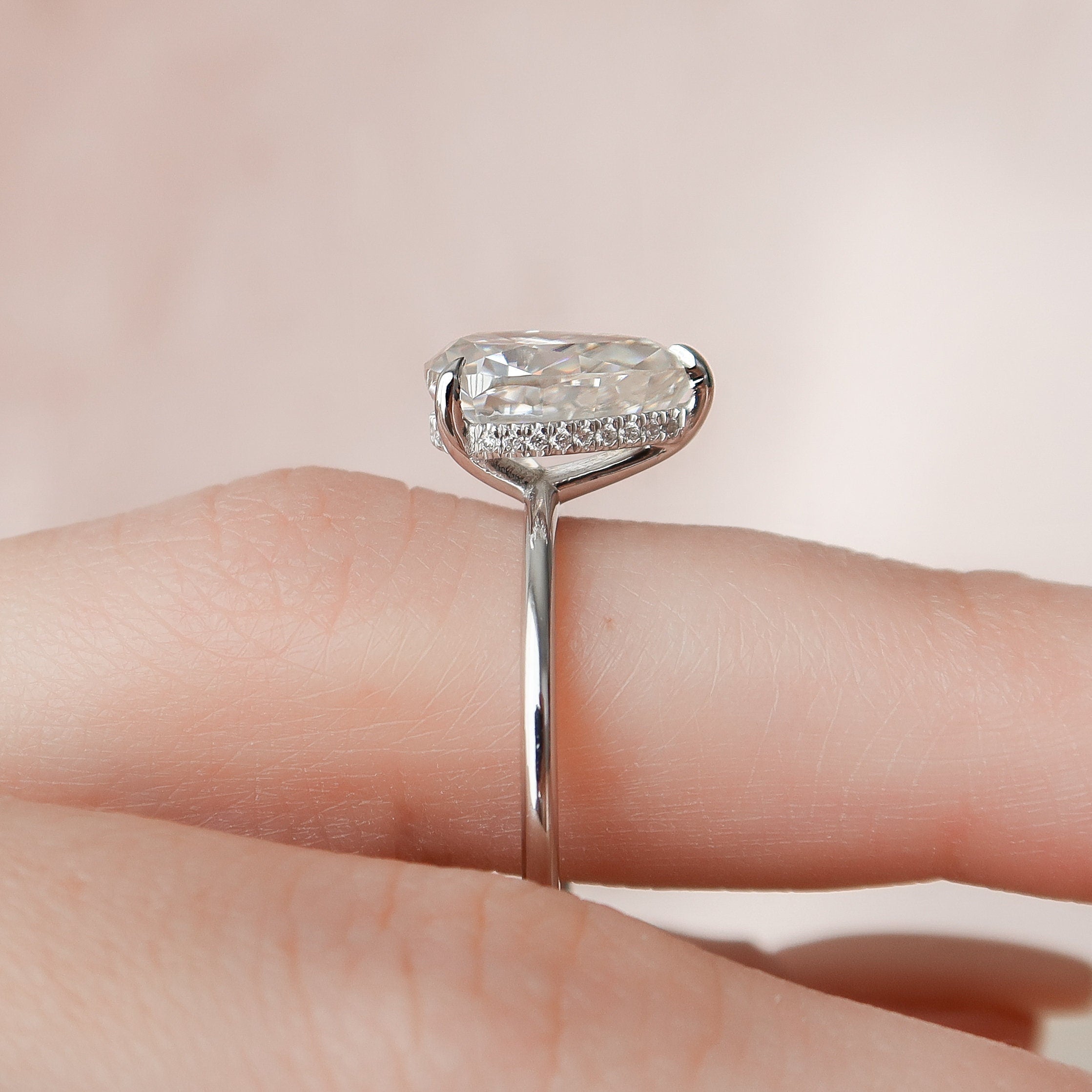 Moissanite Diamond Ring