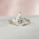 Pear Cut Moissanite Ring