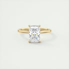 Radiant Cut Moissanite Engagement Ring