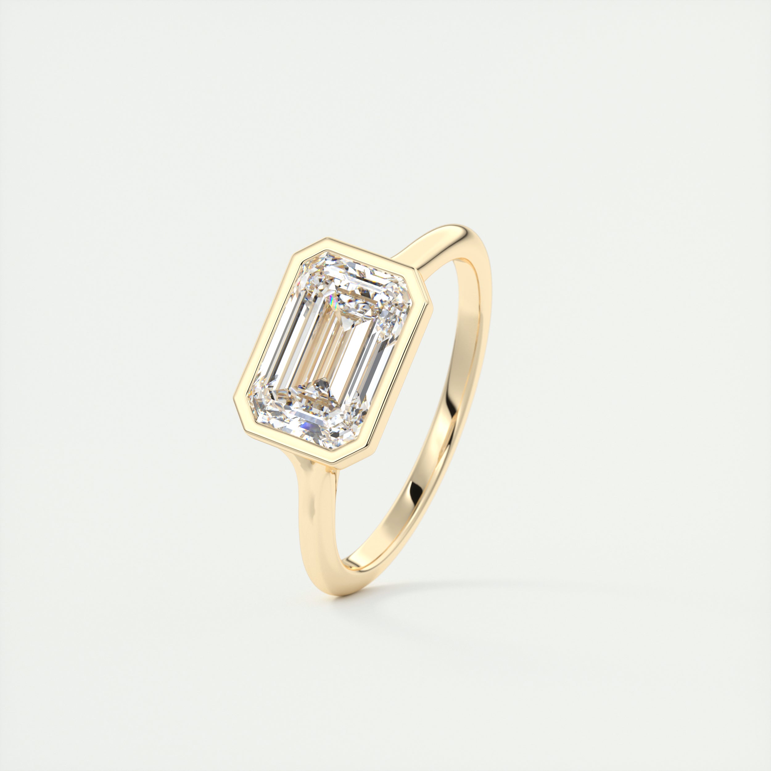 Emerald Cut Bridal Ring
