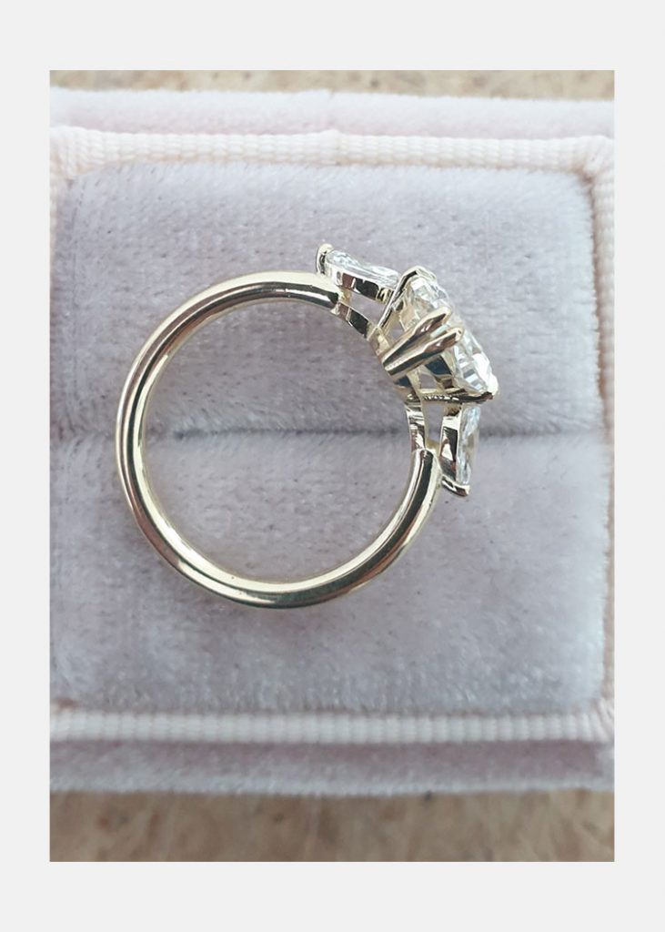 Moissanite diamond leverback hoop earrings discounts online