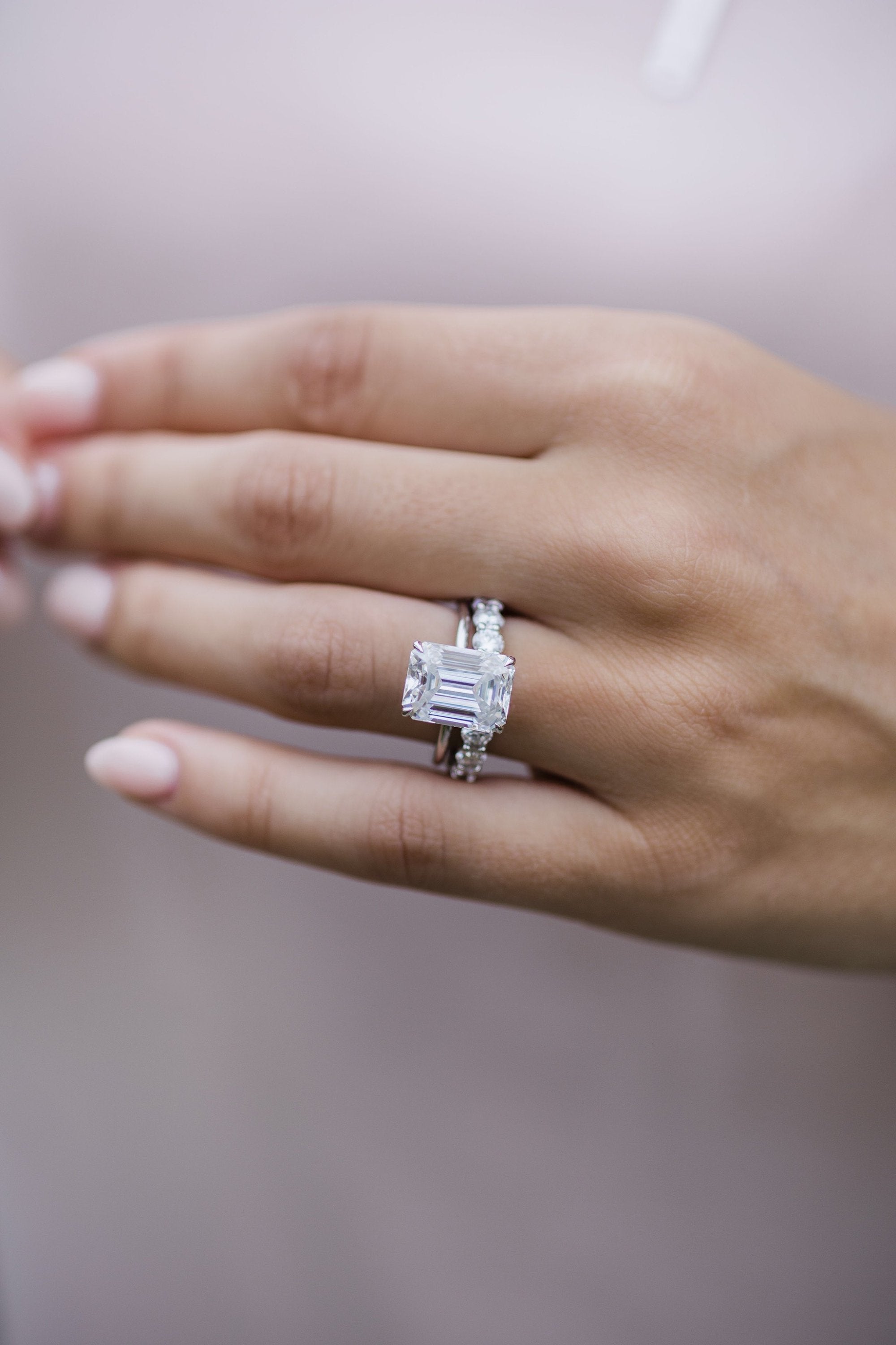 moissanite celebrity engagement