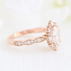 Moissanite wedding jewelry for beach wedding