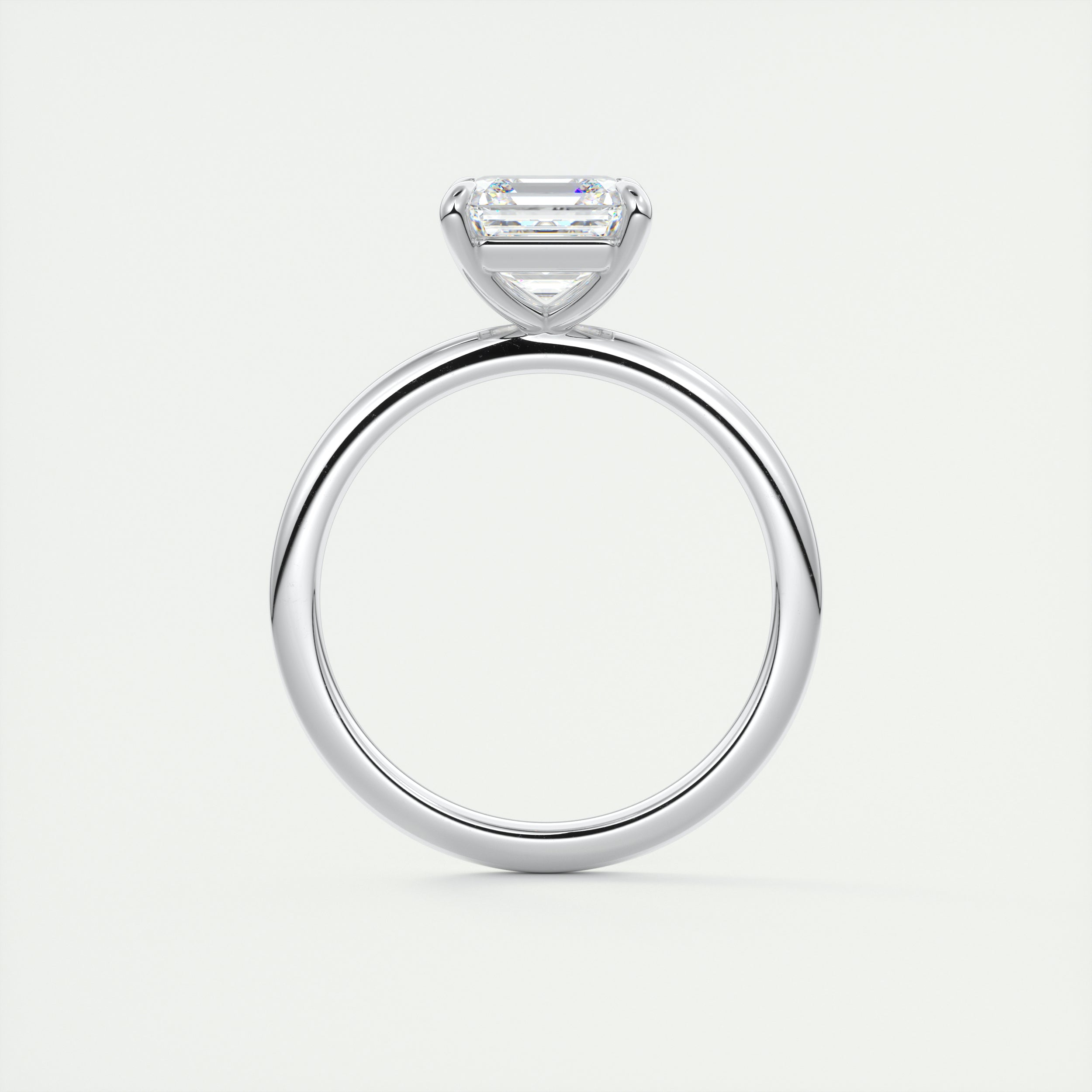Vintage Inspired Asscher Ring