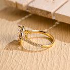 Heart Shaped Moissanite Ring
