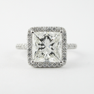 Custom Moissanite Engagement Ring