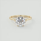 Round Brilliant Moissanite Ring