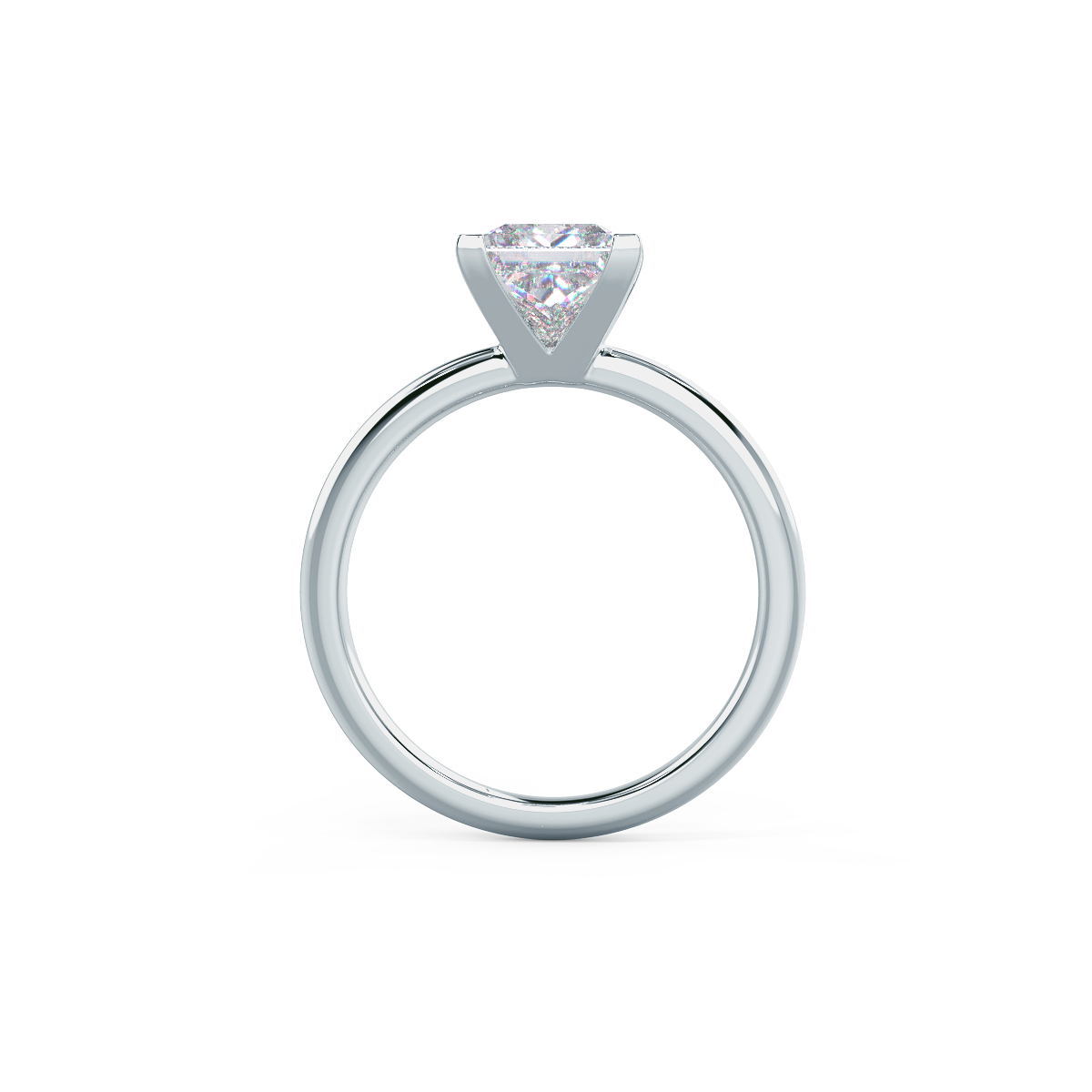moissanite geometric ring Chicago
