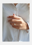 Moissanite Engagement Ring for Women