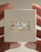 3 Carat Elongated Cushion Moissanite Ring