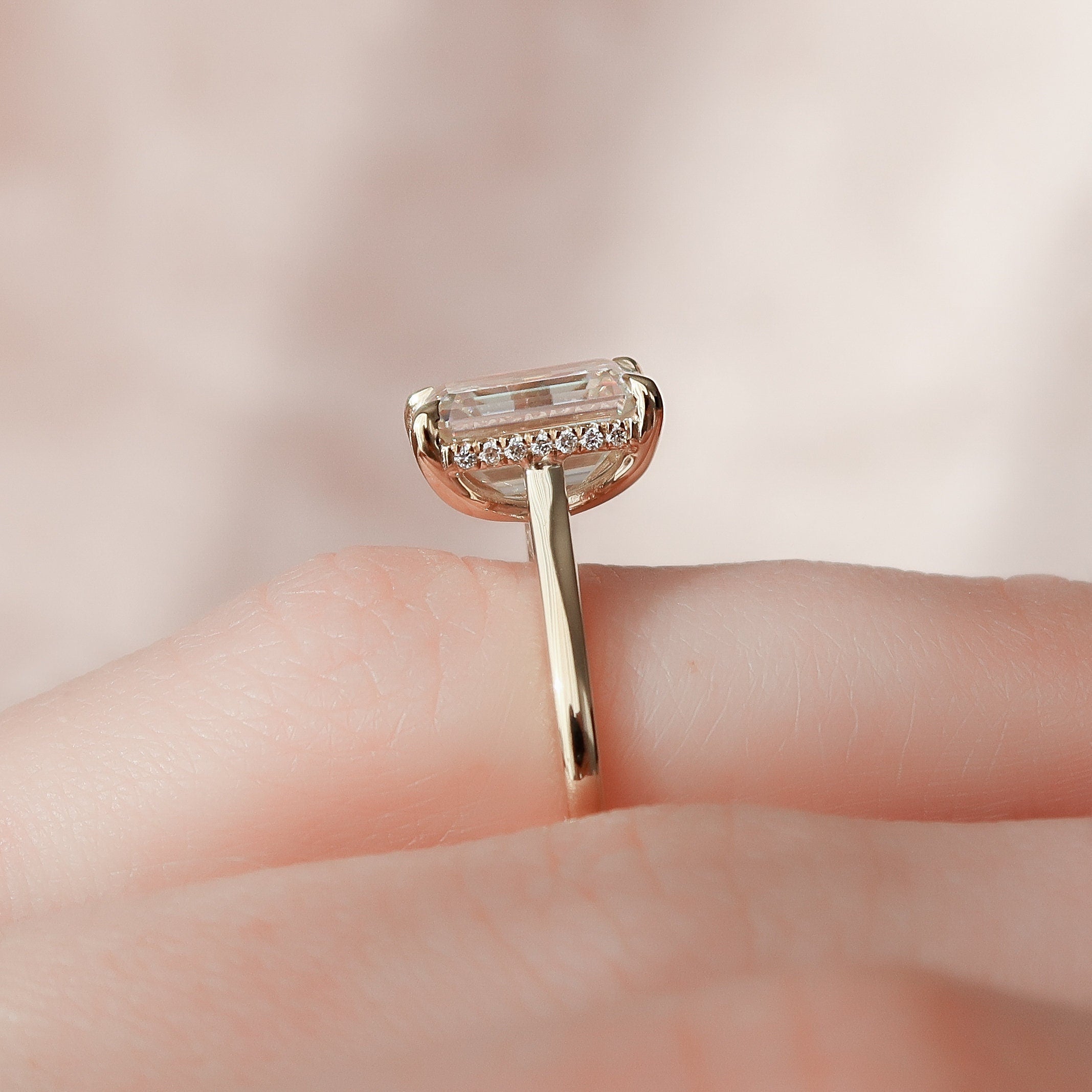 Emerald Bridal Ring