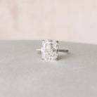 Cushion Halo Engagement Ring
