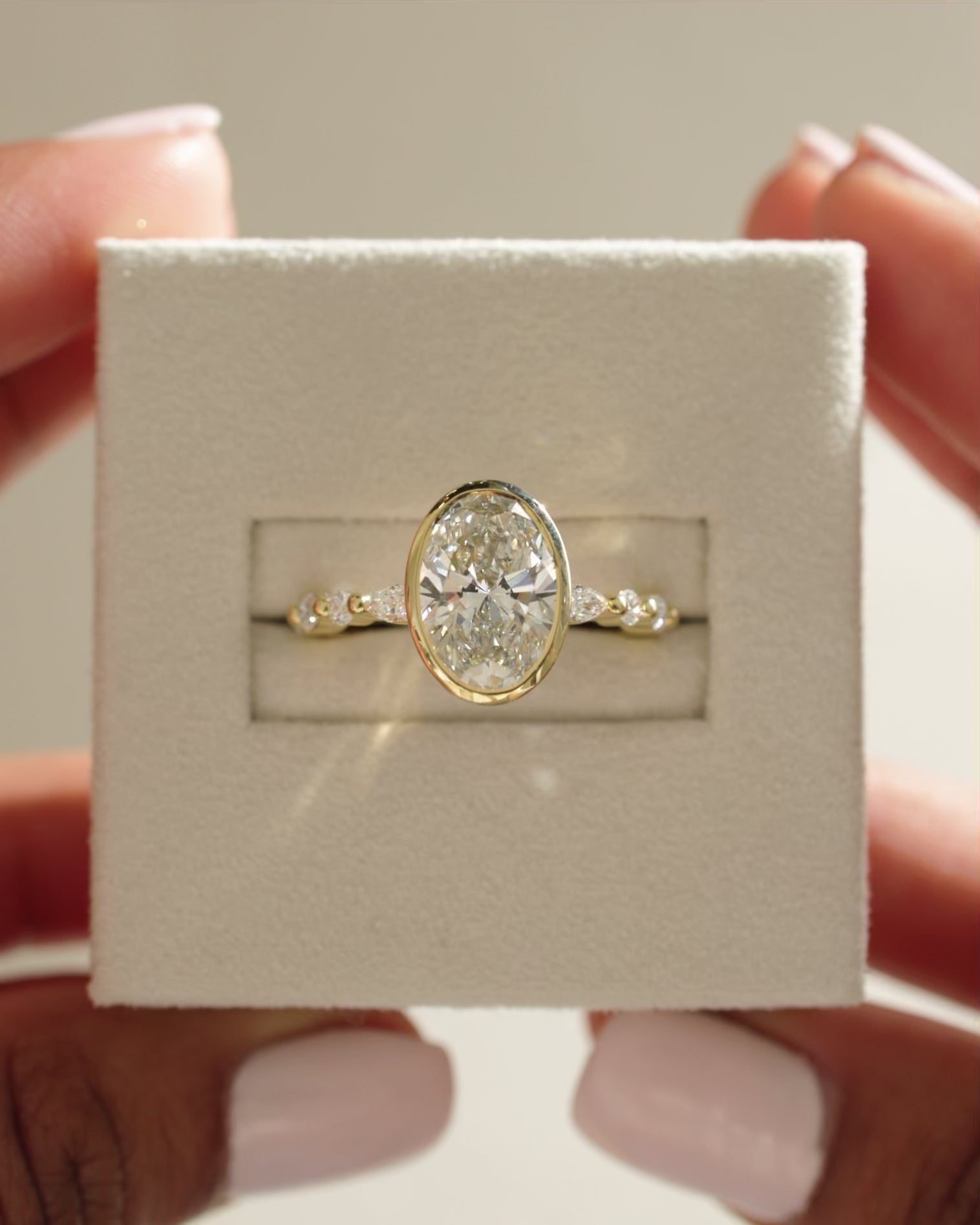 bezel setting engagement ring, bezel diamond ring, gold bezel set ring, white gold bezel setting ring, rose gold bezel engagement ring, oval diamond engagement ring, oval shaped diamond ring, gold oval diamond ring, white gold oval engagement ring, rose gold oval diamond ring