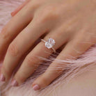 3.34 CT Moissanite Engagement Ring