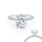 Hidden Halo Moissanite Ring